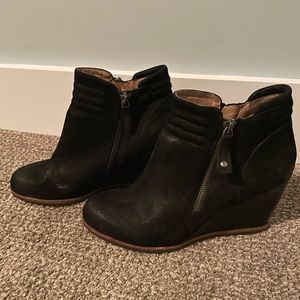 Black ankle booties
